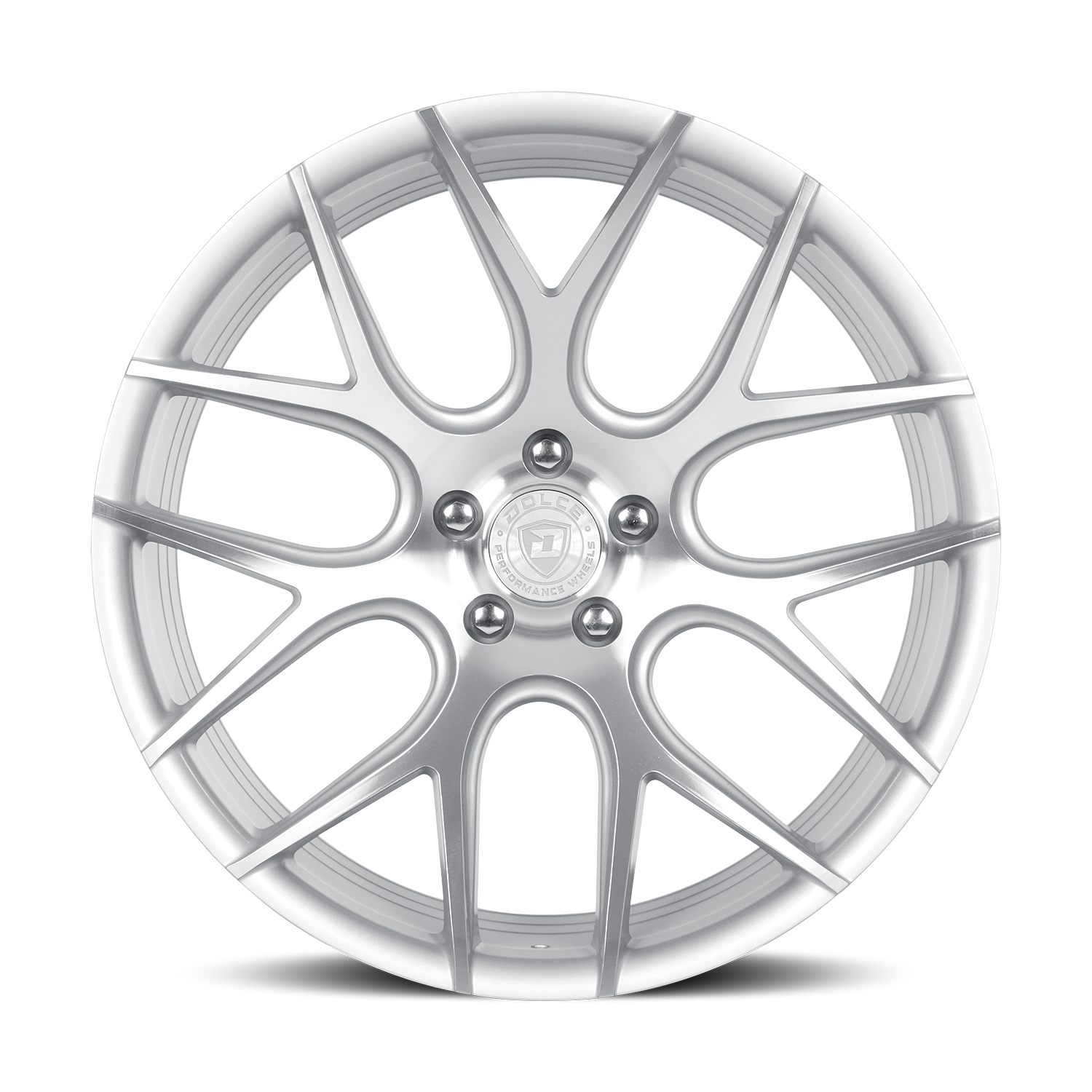Dolce Performance Monza Gloss Silver Machined Face
