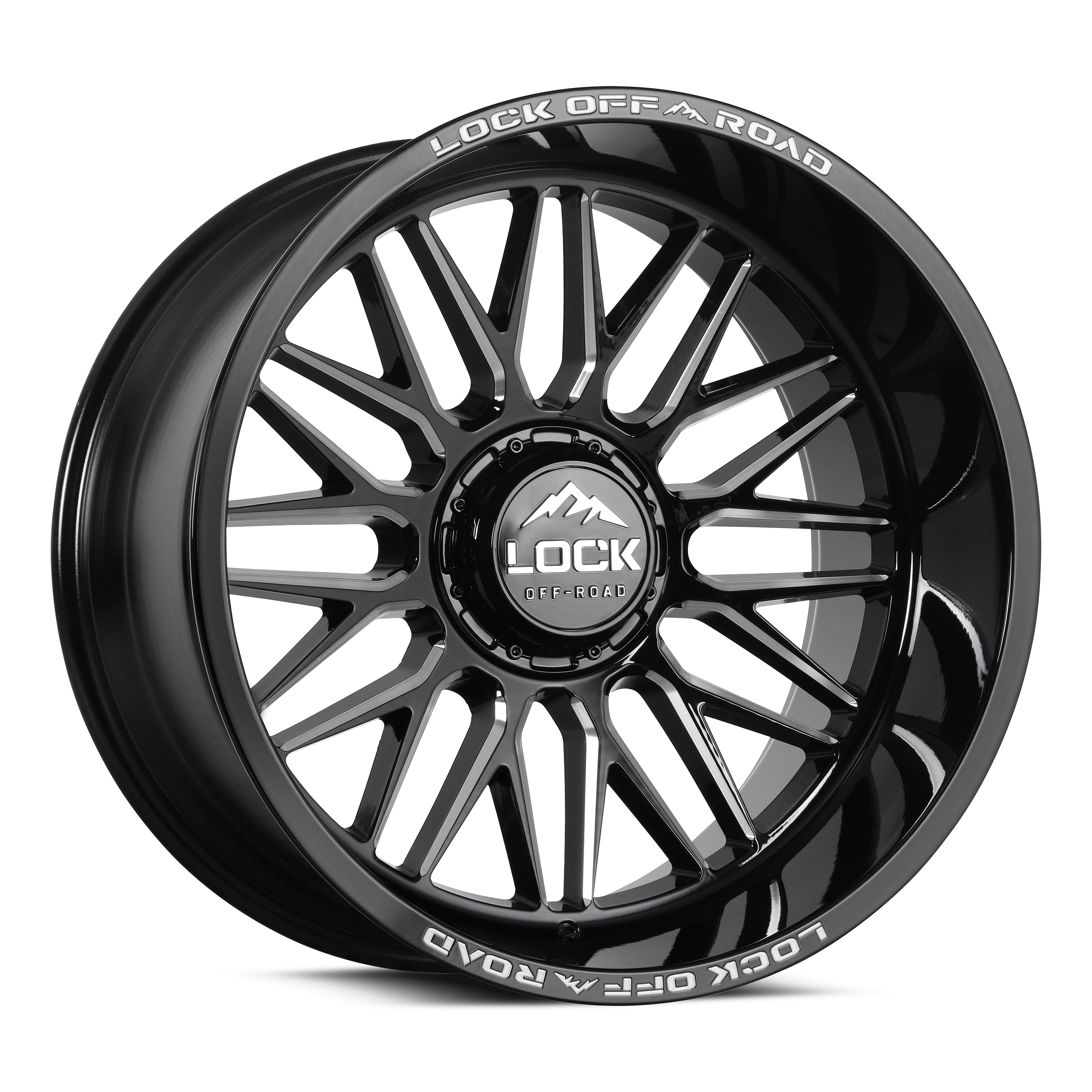 Lock Xtreme Apex Gloss Black Milled