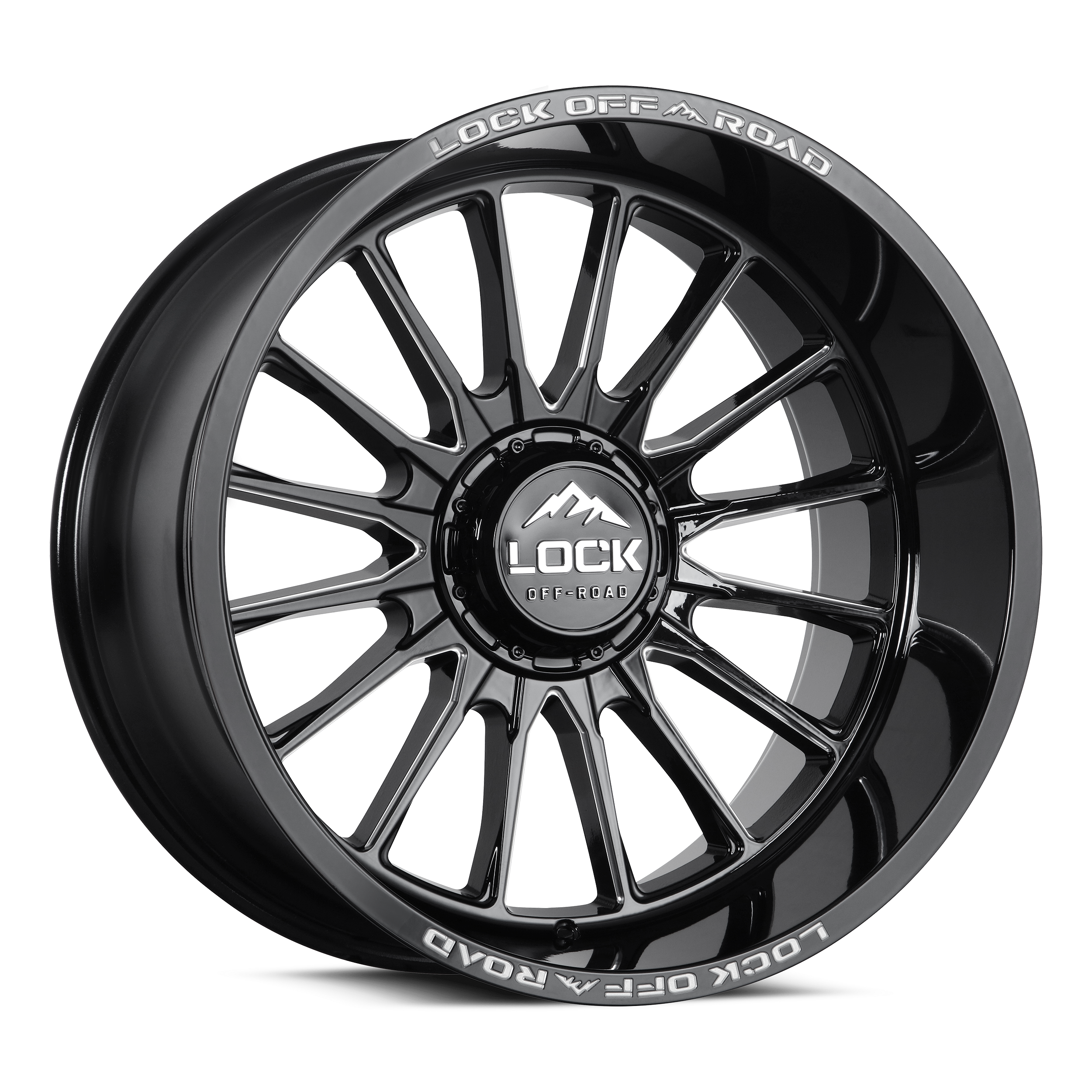 Lock Xtreme Striker Gloss Black Milled