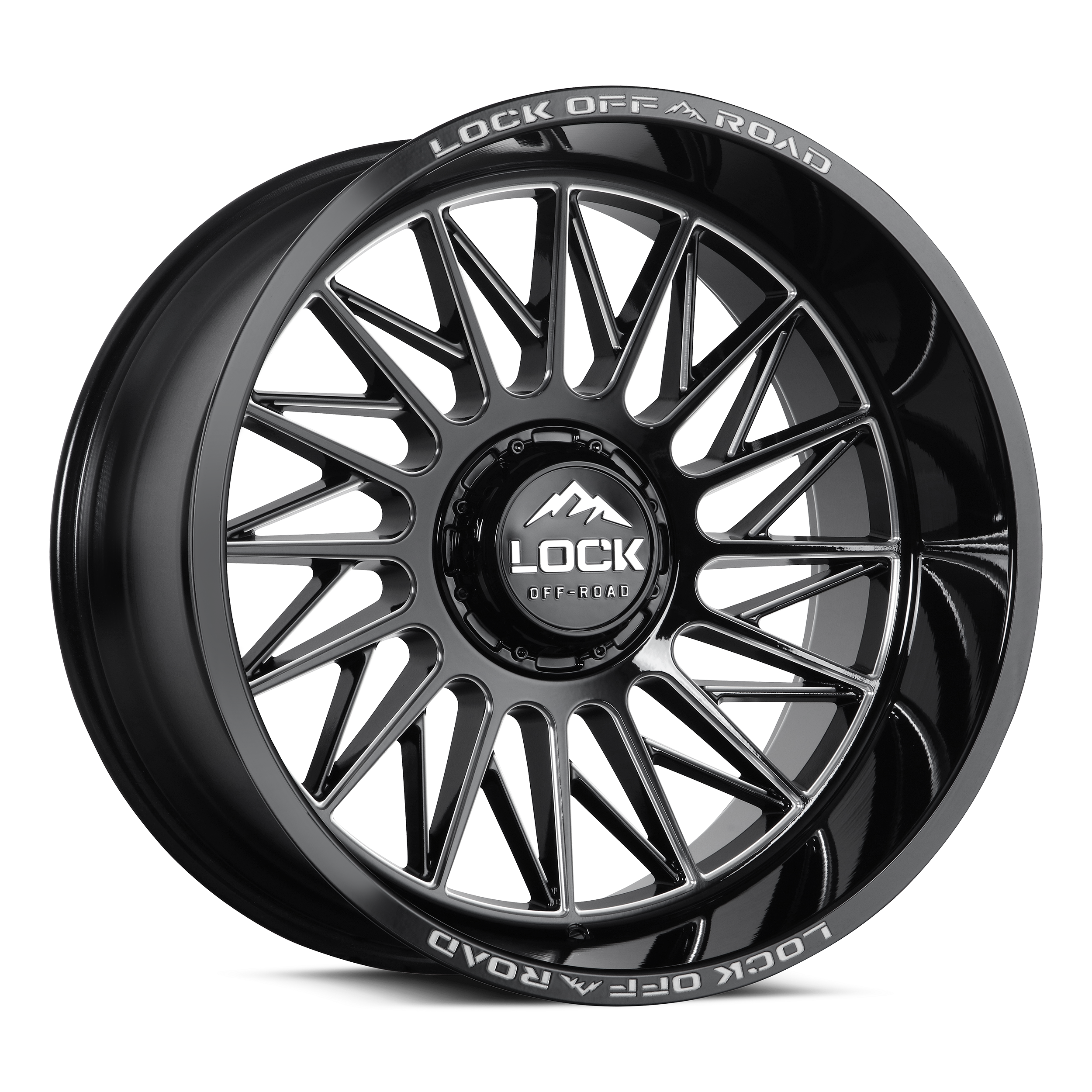 Lock Xtreme Assault Gloss Black Milled