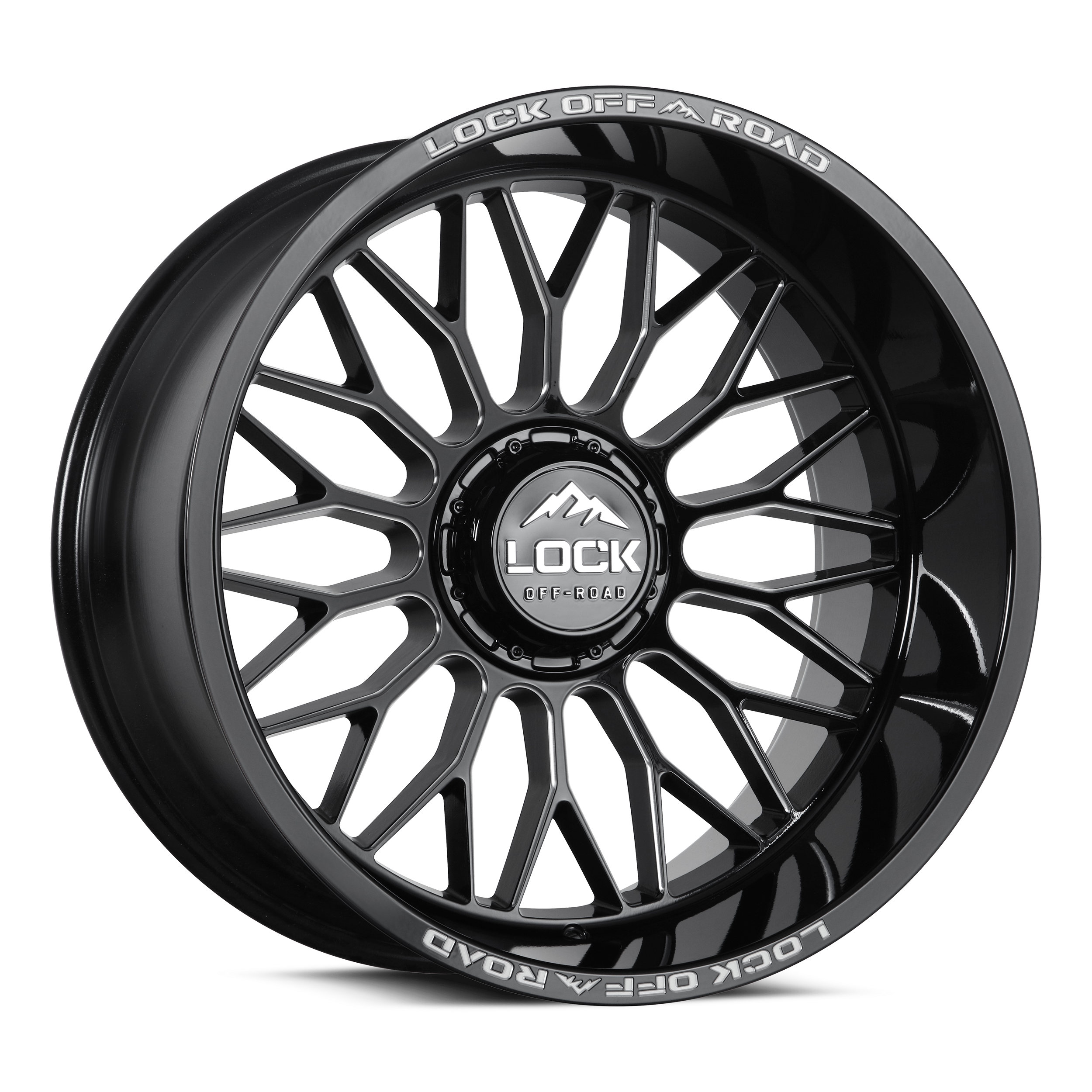 Lock Xtreme Rampage Gloss Black Milled