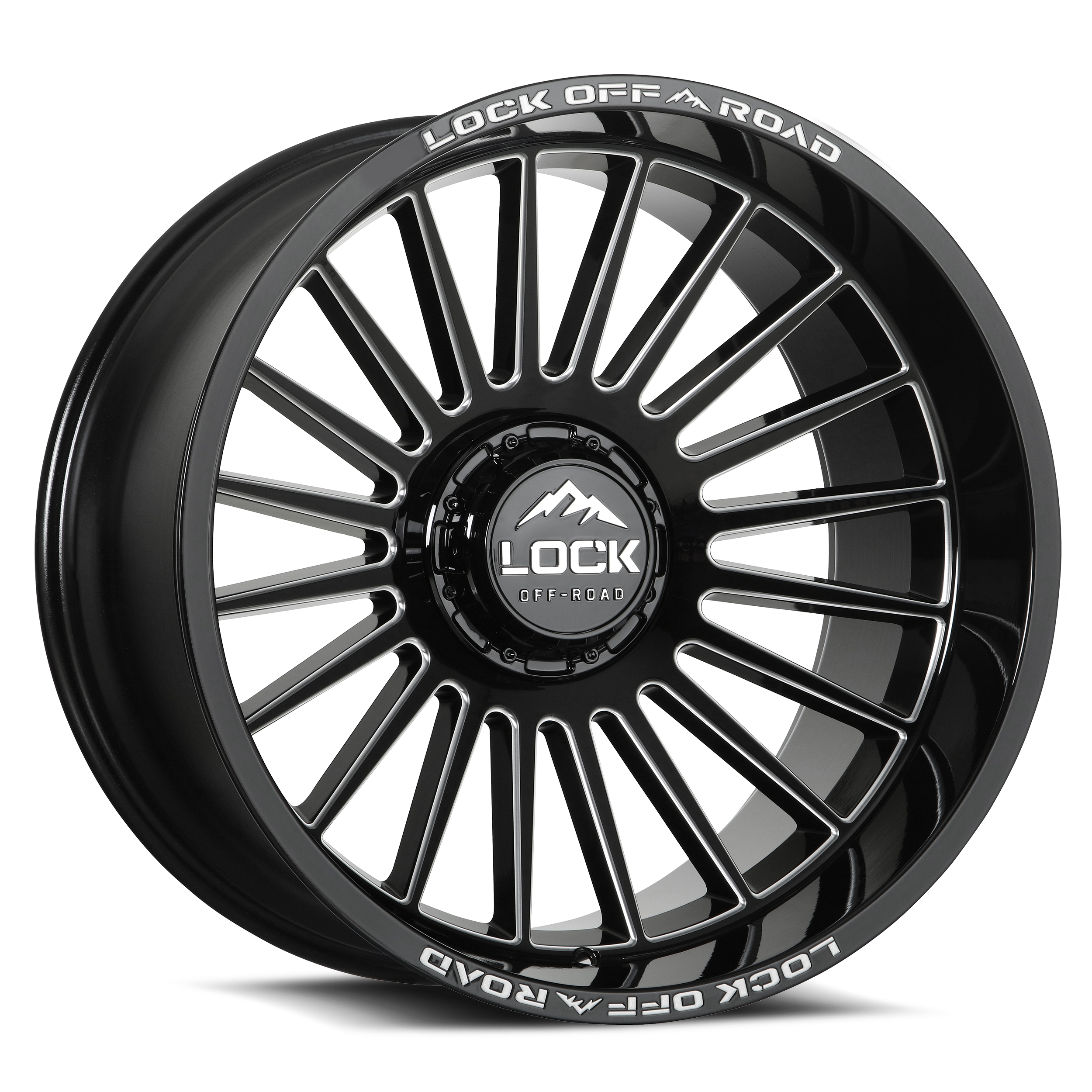 Lock Xtreme Invasion Gloss Black Milled