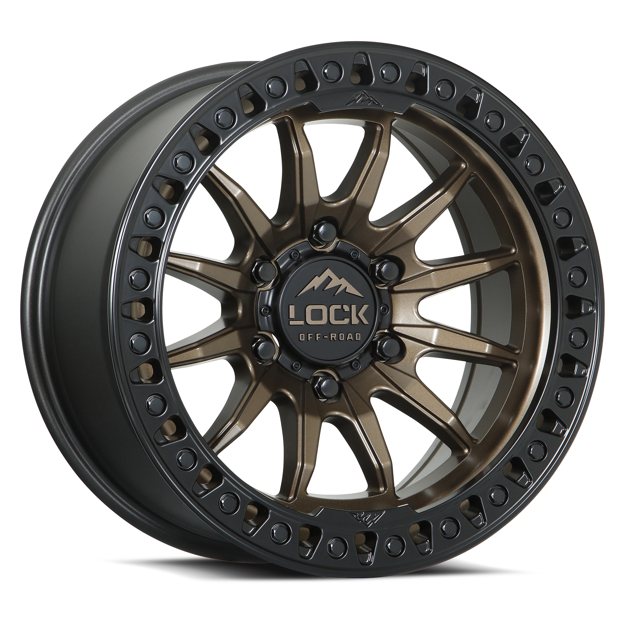 Lock Off-Road Trail Matte Bronze W/ Matte Black Ring